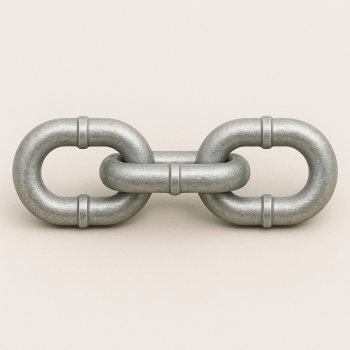 Цепь круглозвенная с буртиком Б2-4,5х20 в наличии в Астрахани