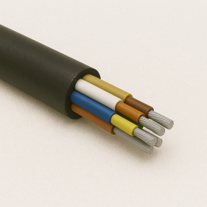 Провод контрольный ПВС 3х0,75+1х0,75 черный в наличии в Астрахани