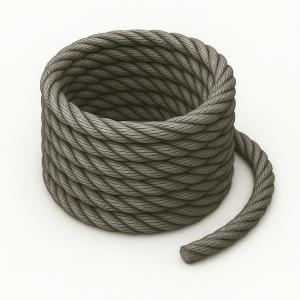 Канат тройной свивки ЛК-Р 82 мм ГОСТ 3089-80 в наличии в Астрахани