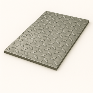 Лист стальной рифленый 3х1250х2500 мм ромб Ст3сп в наличии в Астрахани