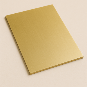 Латунный лист холоднокатаный 7,5 мм Л80 ГОСТ 2208-2007 в наличии в Астрахани