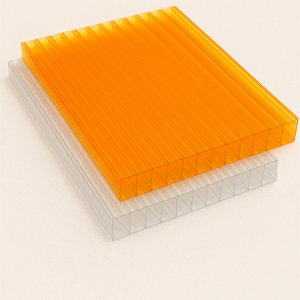 Сотовый поликарбонат 4х2100х12000 мм бронзовый 42% в наличии в Астрахани