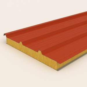 Кровельная сэндвич-панель МВ 100 мм RAL 9002 в наличии в Астрахани