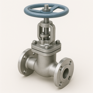 Задвижка нержавеющая фланцевая Ду 100 Ру 16 в наличии в Астрахани