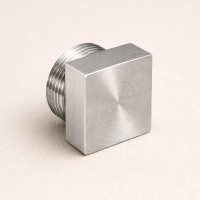 Заглушка квадратная AISI 304 3/8" НР
