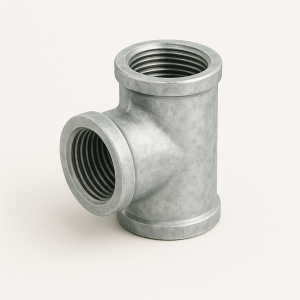 Тройник оцинкованный приварной ДУ 57 в наличии в Астрахани