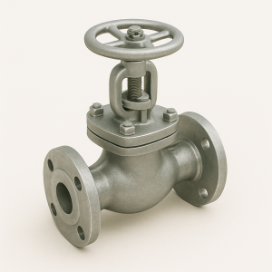 Стальной клапан запорный сальниковый фланцевый ДУ 32 РУ 6,3 ГОСТ 9697-87 в наличии в Астрахани