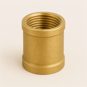 Муфта латунная прямая резьбовая 32 мм 1 1/4 ГОСТ 32590-2013 в наличии в Астрахани