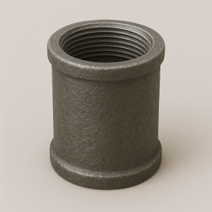 Чугунная муфта прямая короткая ДУ 50 (2 дюйма) ГОСТ 8954-75 оцинкованная в наличии в Астрахани