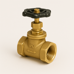 Клапан обратный латунный муфтовый пружинный ДУ 40 в наличии в Астрахани